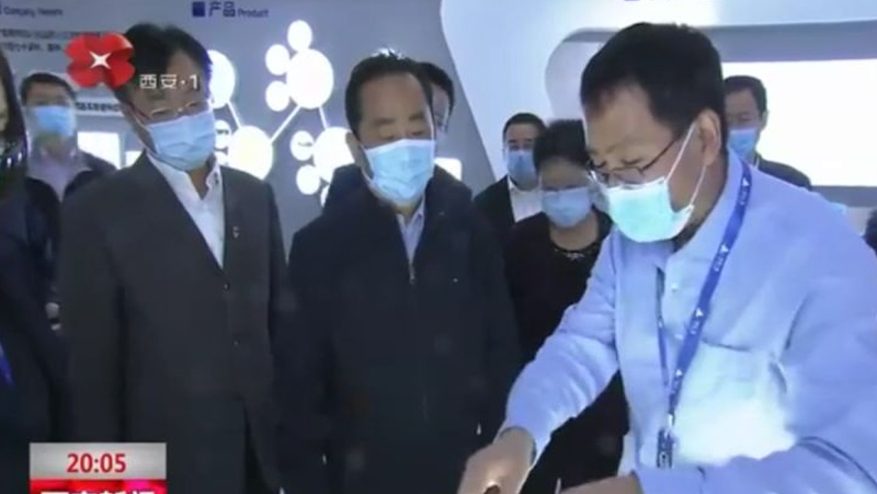 西安市长李明远调研z6娱乐中光西安钻研院