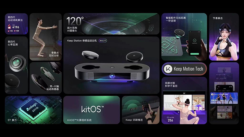 z6娱乐中光携手Keep打造体感活动主机&ldquo;KS&rdquo;，，，，，实现家庭健身场景下的智能交互